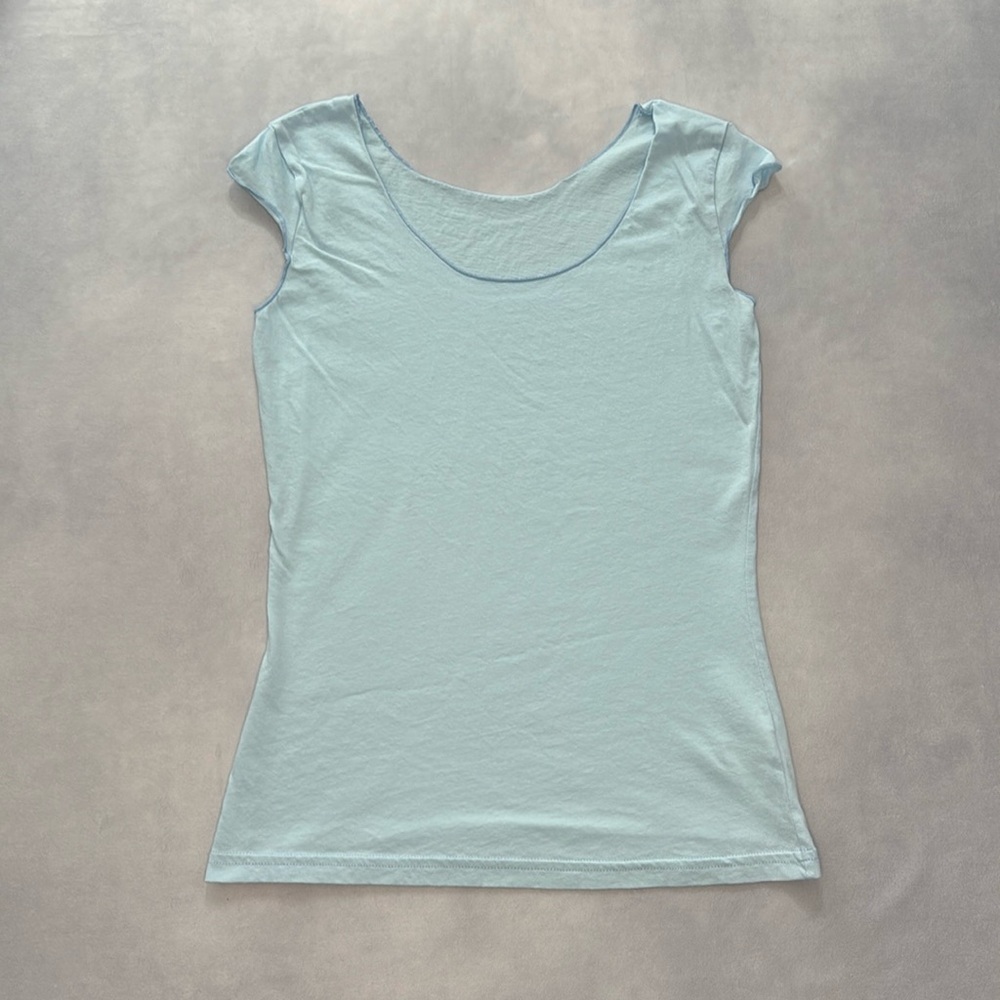 American Apparel Small Classic Girl 100% Cotton Sleeveless Teel